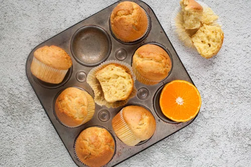 muffinki z pomarańczą
