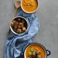 KREM Z PIECZONEJ ZUPY Z DYNI Z KURCZAKIEM GARAM MASALA