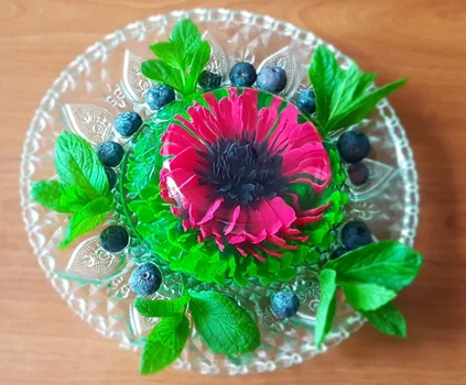 Galaretka kwiat 3D