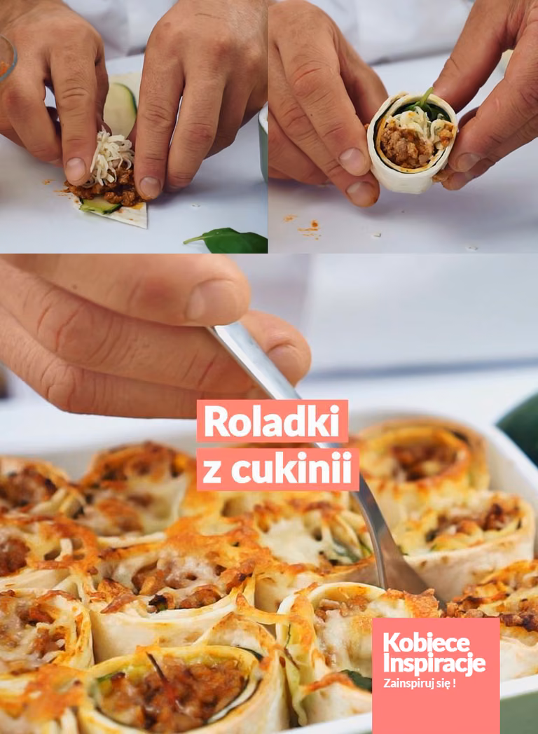 Roladki z cukinii