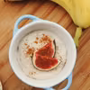 Śniadaniowy twarożek bananowy