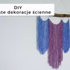 DIY 3 proste dekoracje ścienne z włóczki • origamifrog.pl
