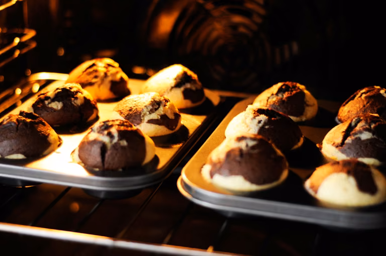 Marmurkowe muffiny