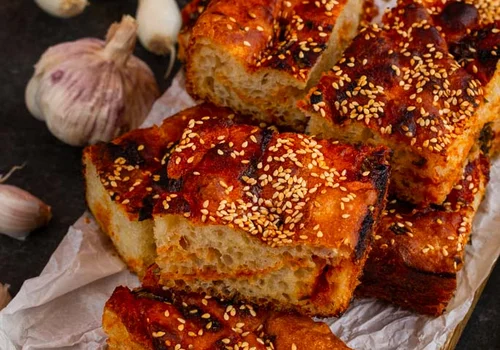 Focaccia z gochujang