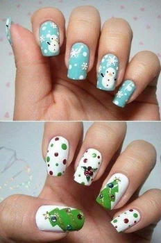 Pomysłowe paznokcie - wersja świąteczna