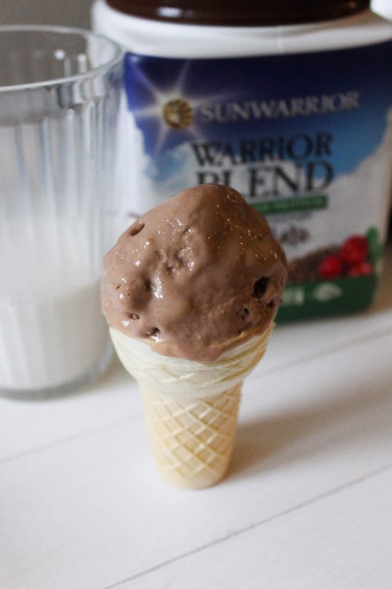 Wysokobiałkowe lody