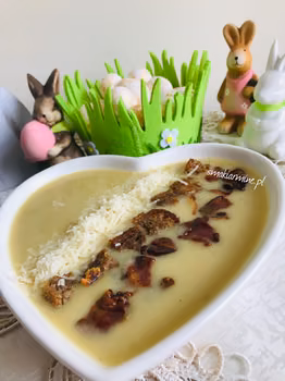 Zupa krem porowo – ziemniaczana