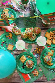 Urodziny w stylu Minecraft i przepis na ciasteczka