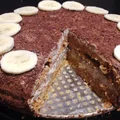 Ciasto marchewkowe z kremem bananowym