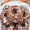 Czekoladowe donaty w wersji pieczonej