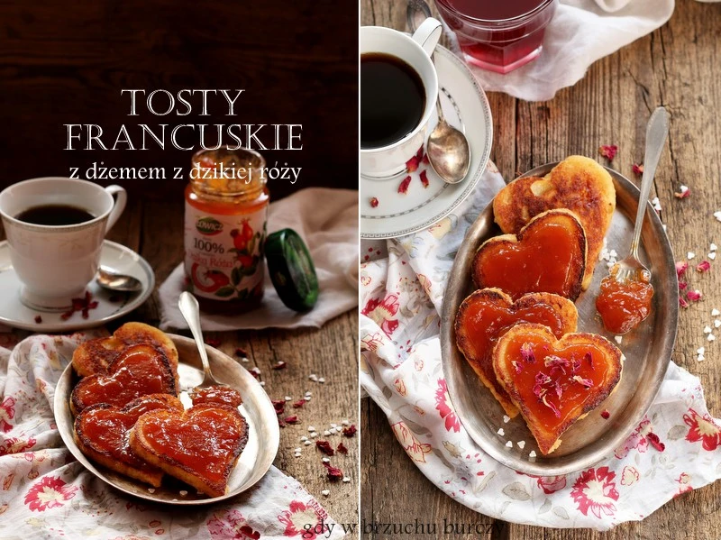Tosty francuskie z dżemem