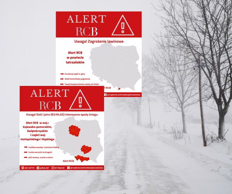 Śnieżyce i silny wiatr w Polsce! Aura może powodować zagrożenie!