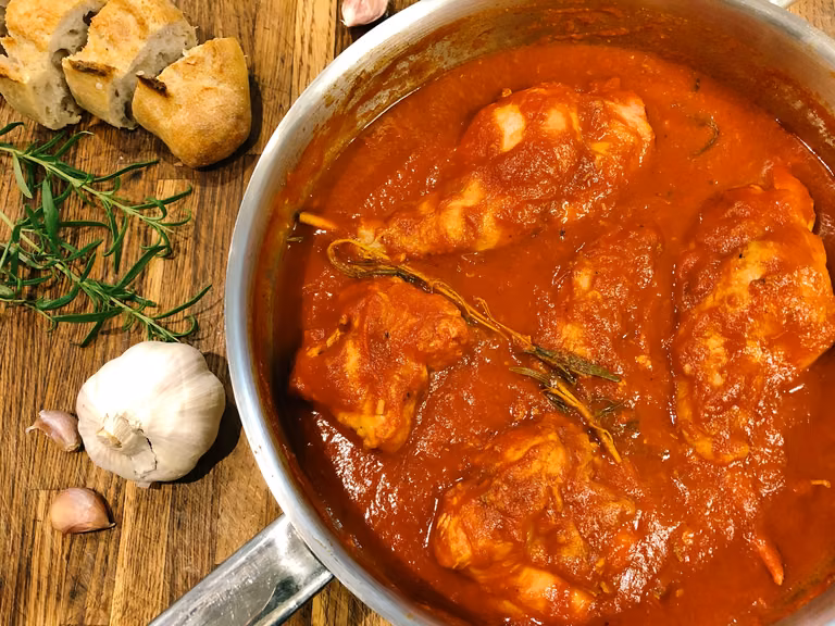 PONIEDZIAŁEK: KRÓLIK A LA CACCIATORE