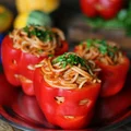 Spaghetti w kubaczkach.