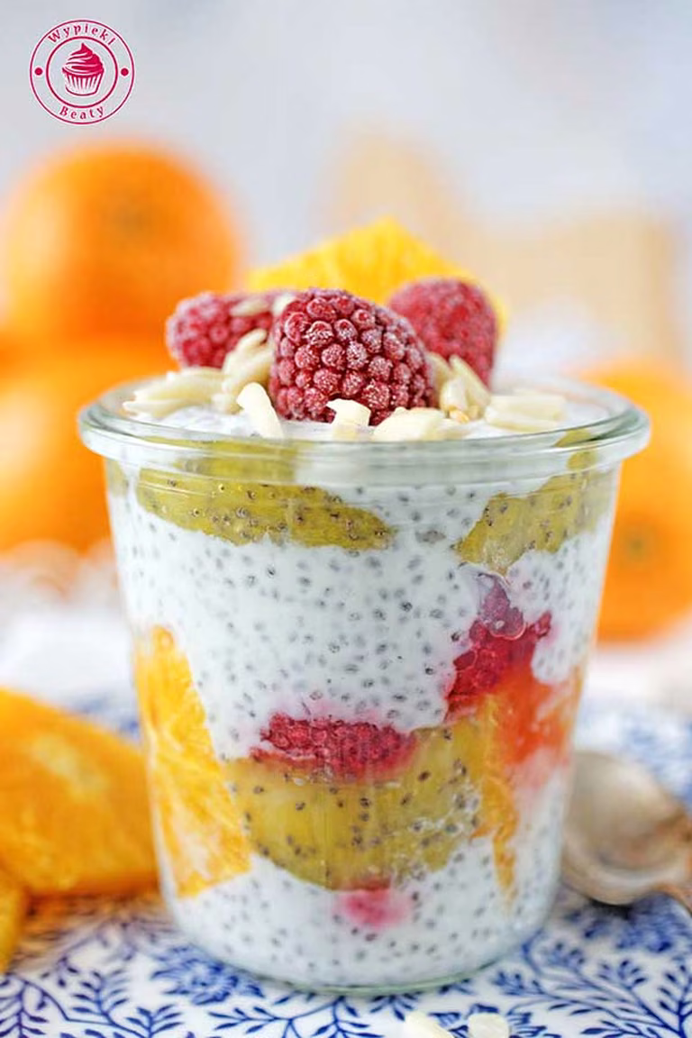 Jogurtowe chia z mango