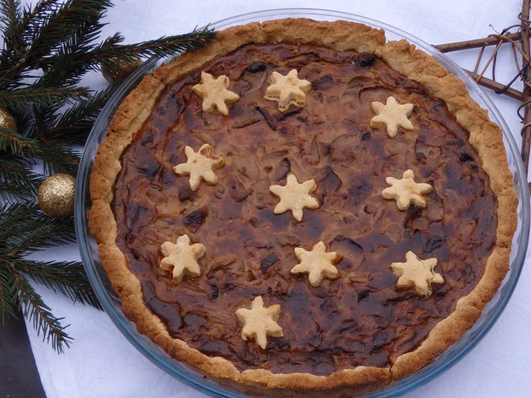 Świąteczna tarta z grzybami