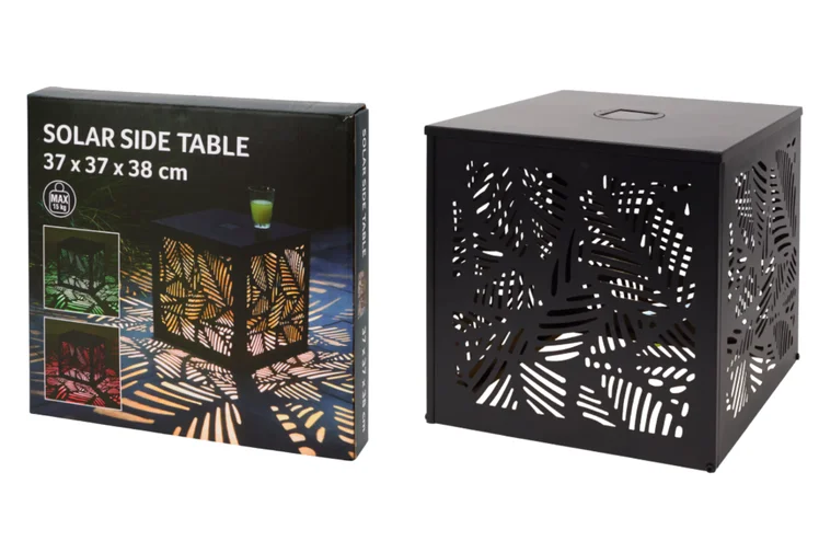 Zdjęcie Ten solarny stolik z Action za 74 zł to hit na balkon i taras! Bez kabli i prądu, a ażurowy stelaż bosko rozprasza światło #2
