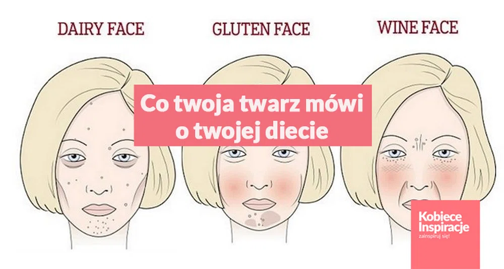 Jak nadmiar niektórych składników diety odznacza się na Twojej twarzy?
