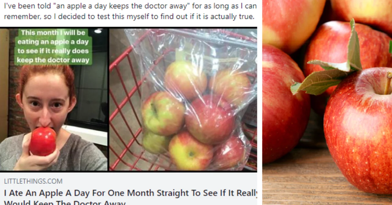 Ta kobieta jadła 1 jabłko dzienne przez miesiąc! Zobacz efekty