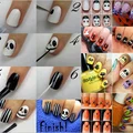 Manicure na Halloween