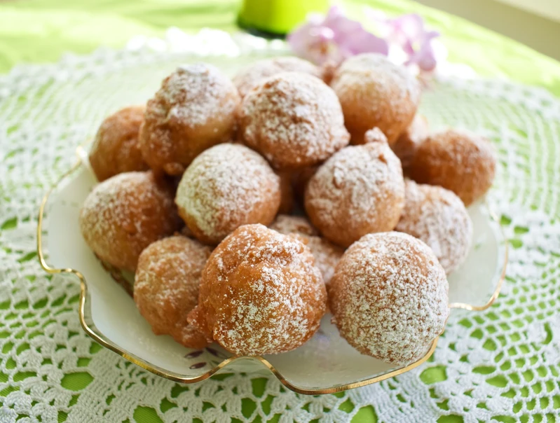 Waniliowe pączki serowe