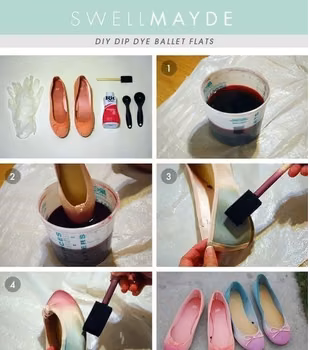 DIY- baleriny ombre!