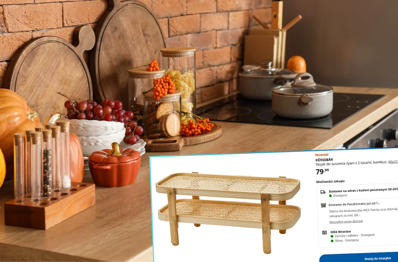 Suszenie ziół nigdy nie było tak stylowe! Ten bambusowy stojak z IKEA to hit za 79,99 zł!