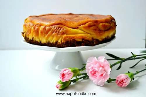 sernik mascarpone bez cukru