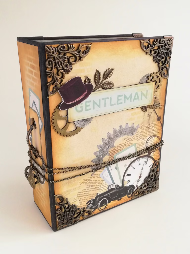 Album "Gentleman", scrapbooking