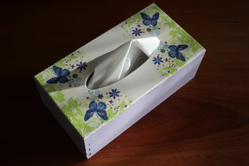 Chustecznik decoupage