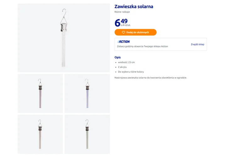 Zdjęcie Te solarne zawieszki z Action robią klimat jak z luksusowego ogrodu! Bez kabla, tylko 6 zł, a efekt bajka #1