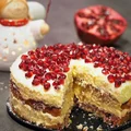 Keto tort budyniowy z żurawiną (Paleo, LowCarb)