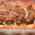 Zapiekana biała kiełbasa