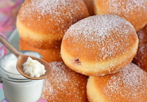 Domowe pączki bez drożdży – równie puszyste i miękkie! Wypróbuj ten genialny przepis!