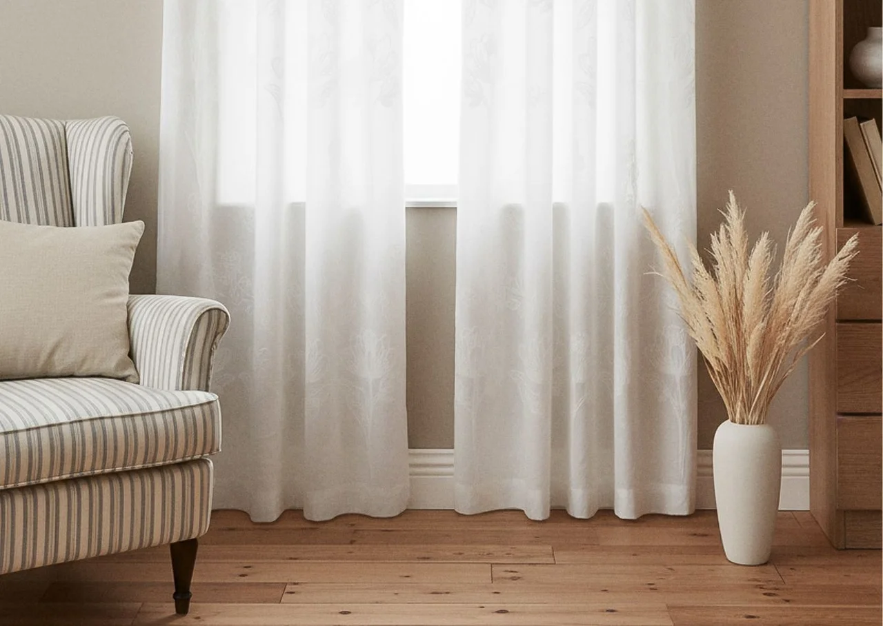 Zasłony w małym pokoju – jakie kolory i wzory optycznie powiększą przestrzeń?