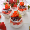 Truskawkowy cheesecake w szklankach