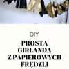 DIY Girlanda z papierowych frędzli