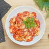 Tortellini zapiekane w sosie pomidorowym