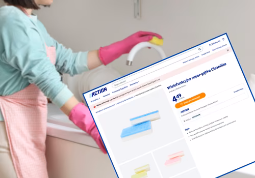Ten produkt z Action kosztuje mniej niż 5 zł, a zrobi błysk! Usuwa uporczywe plamy bez chemii - ma 2 tryby działania