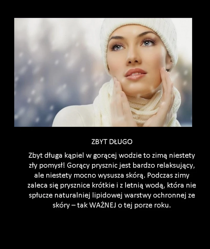 Unikaj tego zimą dla dobra twojej skóry!