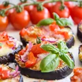 Mini pizze z bakłażana FIT