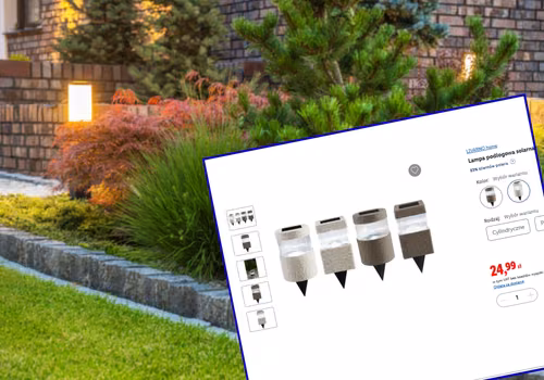Ta nowoczesna lampka solarna z Lidla to gorący hit! Za 24,99 zł i bez kabli stworzysz ogród lub balkon jak z Instagrama