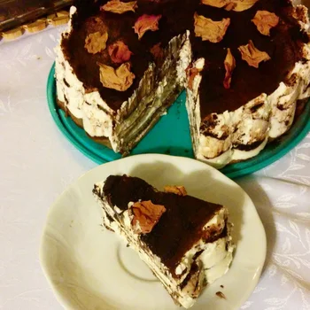 Tort naleśnikowy tiramisu bez cukru