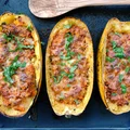 PONIEDZIAŁEK: SPAGHETTI BOLOGNESE Z MAKARONEM DYNIOWYM