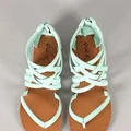 Miętowe sandałki