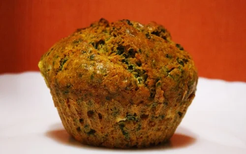 Muffiny wytrawne - feta i szpinak