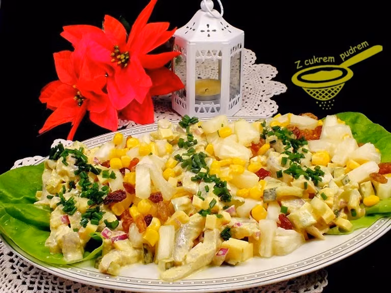 sałatka śledziowa z curry