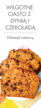 Wilgotne ciasto z dynią i czekoladą