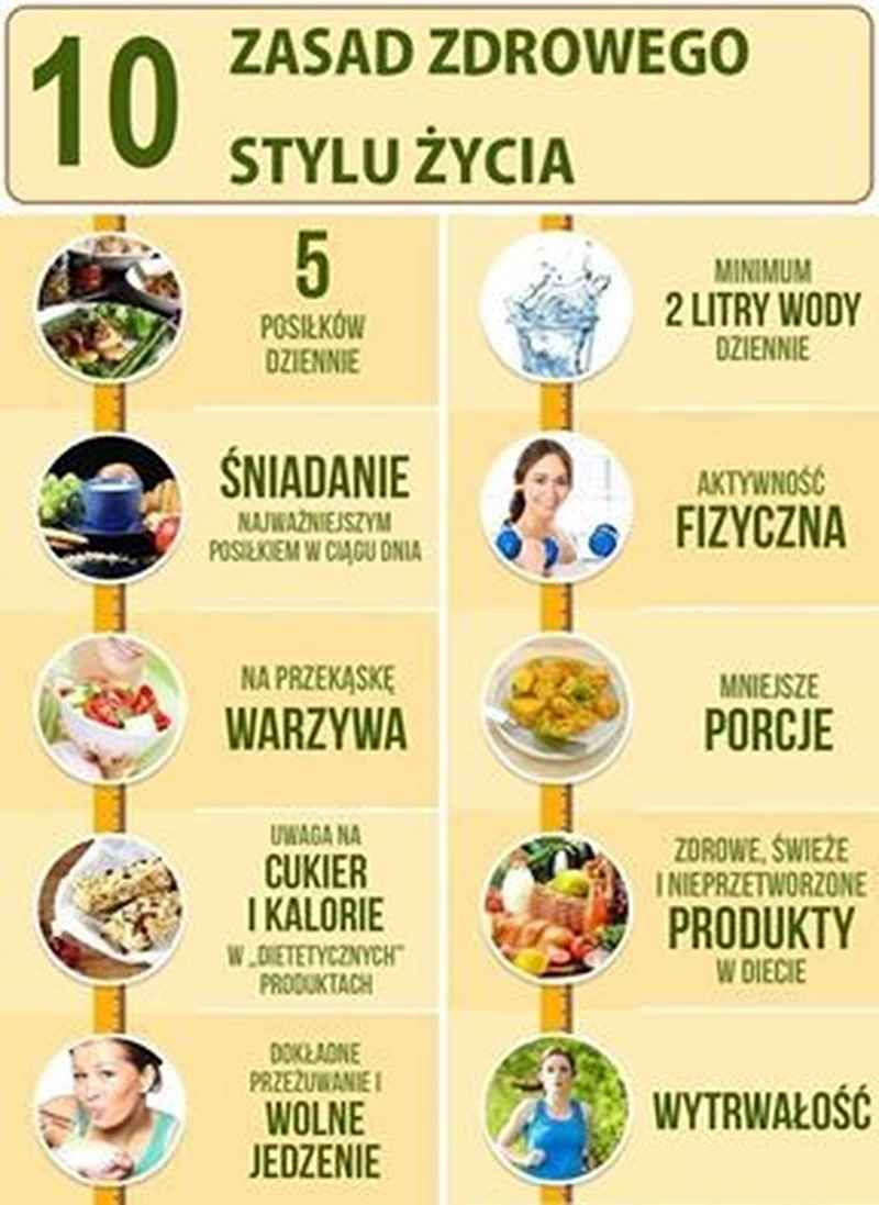 10 zasad zdrowego życia