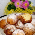 Mini pączki serowe z pomarańczową nutą